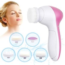 Load image into Gallery viewer, Face Massage Cleansing Brush 5 Pcs Set